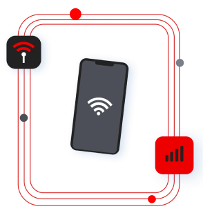 Pastikan smartphone terhubung dengan internet.